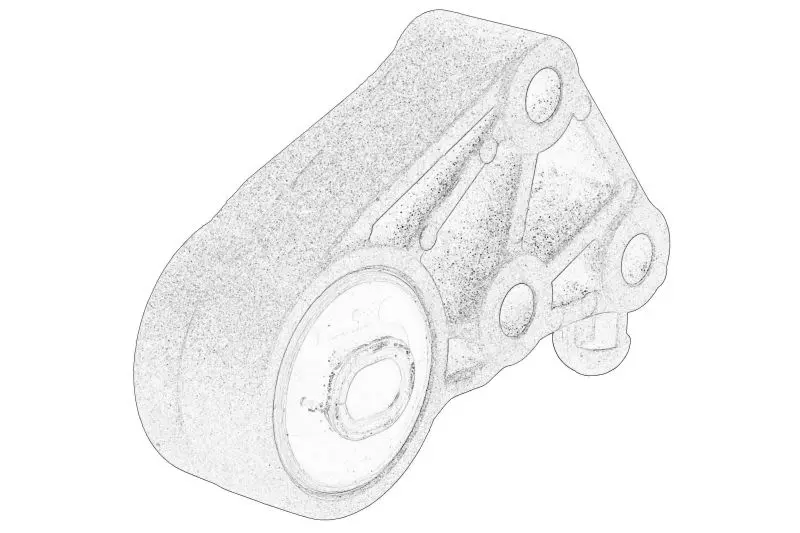 Wspornik zawieszenia silnika tył OPEL – 24463130