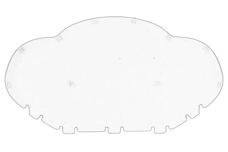 Wygłuszenie pokrywy silnika (ze spinkami) SKODA – 5E3 863 831