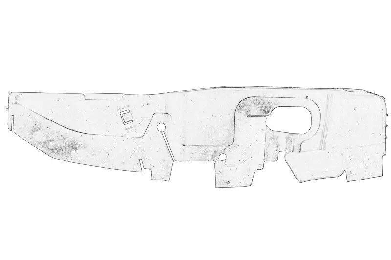 Kierownica powietrza L VW – 83A 121 283F