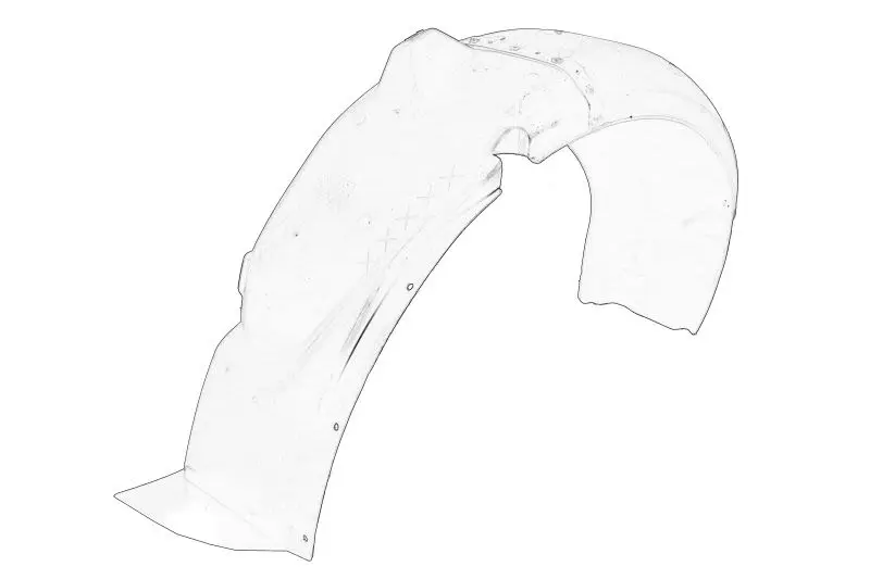 Nadkole plastikowe tył P HYUNDAI – 868221K000