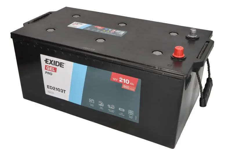 Akumulator 12V 210Ah/800A GEL/ŻEL (L+ 3) 518x274x240 B00 - brak stopki mocującej (Żelowy) EXIDE – ED2103T