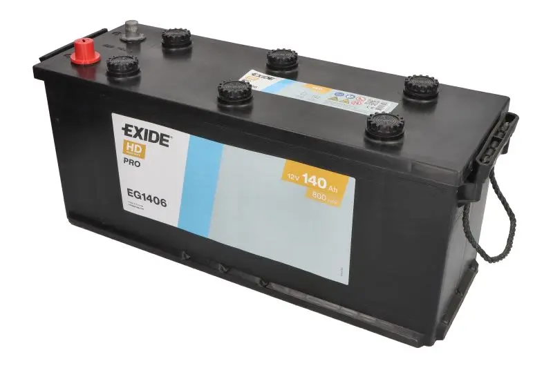 Akumulator 12V 140Ah/800A STARTPRO (P+ Biegun standardowy) 510x175x225 B03 - stopka o wysokości 10,5 mm (Rozruchowy) EXIDE – EG1406
