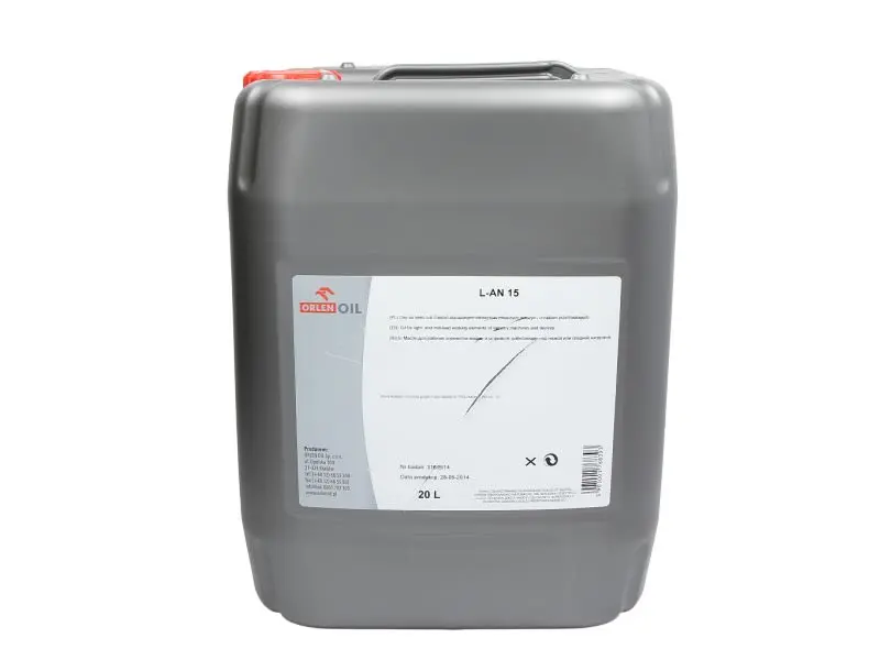 Olej maszynowy L-AN (20L) 15, ISO 3448, DIN 51 501 L-AN ORLEN XXL – L-AN 15 20L