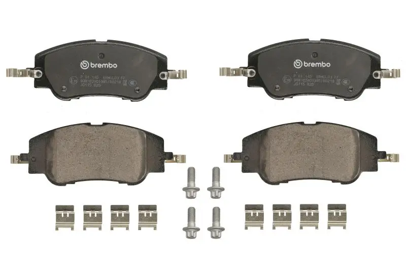 Klocki hamulcowe kpl. przód (z podkładką wytłumiającą BREMBO – P 61 145