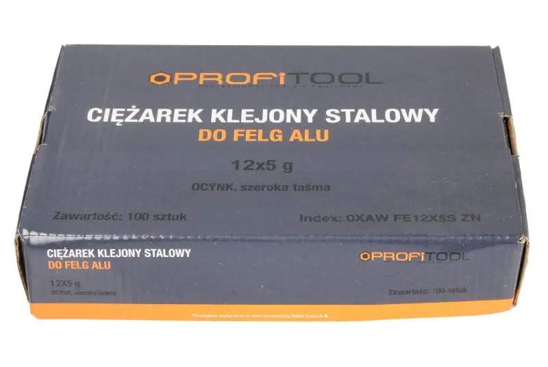 Ciężarek Klejony PROFITOOL – 0XAW FE12X5S ZN