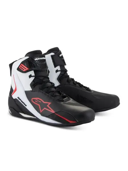 Buty Turystyczne FASTER-4 ALPINESTARS kolor biały/czarny/czerwony – 2510425/123/9