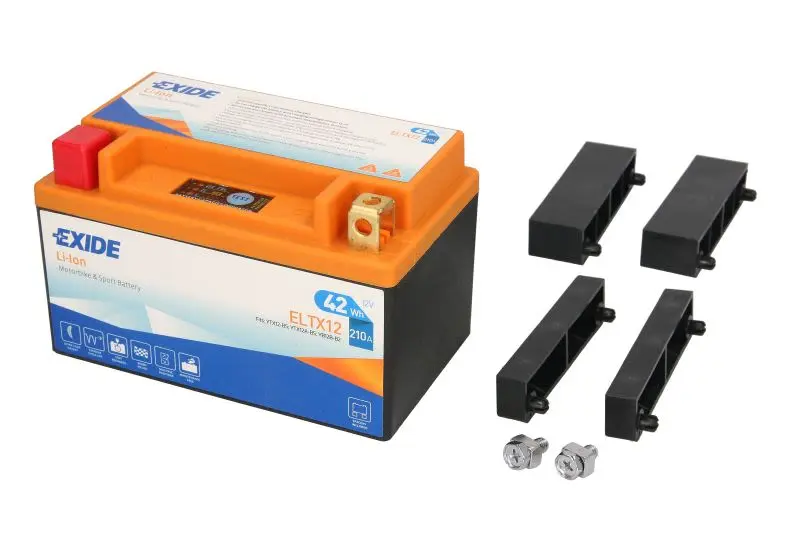 Akumulator Litowo-Jonowy EXIDE 12V 4Ah 210A L+ Bezobsługowy 150x90x95mm Uruchomiony ELTX12 – ELTX12 EXIDE