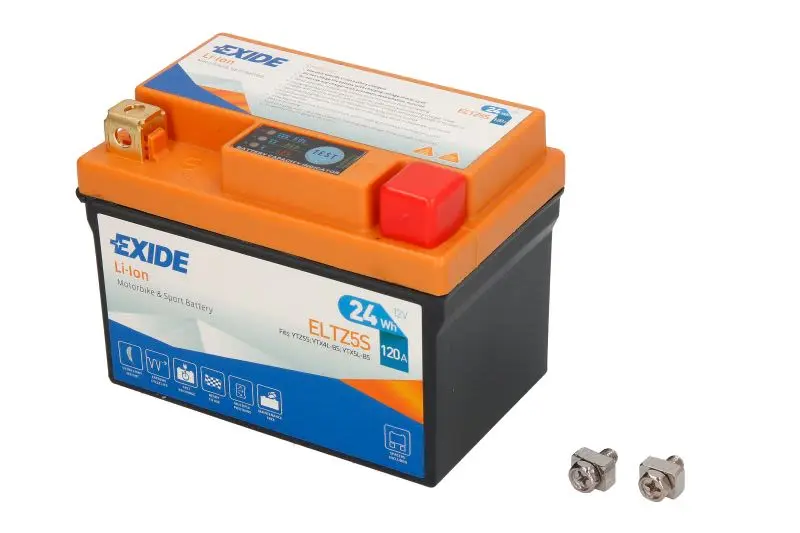 Akumulator Litowo-Jonowy EXIDE 12V 2Ah 120A P+ Bezobsługowy 115x70x85mm Uruchomiony ELTZ5S – ELTZ5S EXIDE