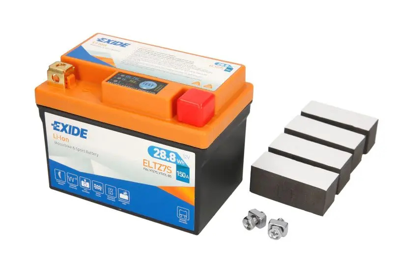 Akumulator Litowo-Jonowy EXIDE 12V 2Ah 150A P+ Bezobsługowy 115x70x85mm Uruchomiony ELTZ7S – ELTZ7S EXIDE