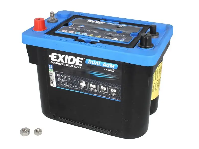 Akumulator EXIDE 12V 50Ah/750A DUAL AGM – EP450