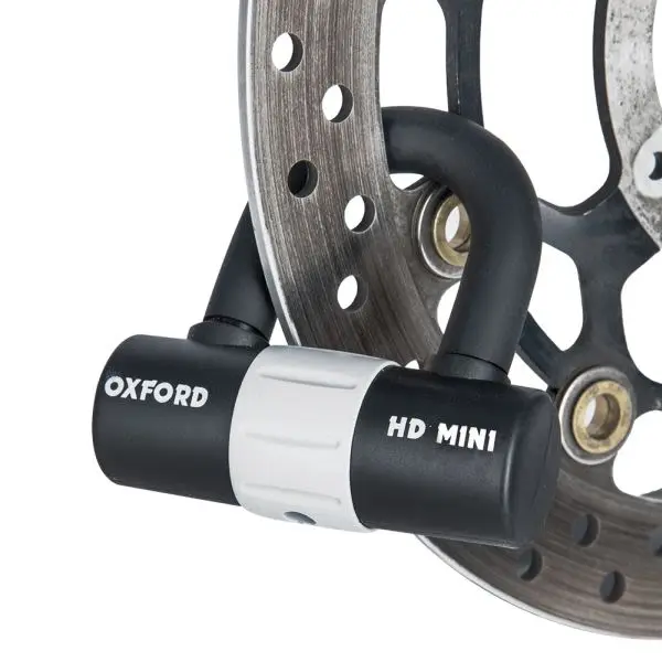 Blokada tarczy hamulcowej HD Mini OXFORD kolor czarny trzpień 14mm – OF161