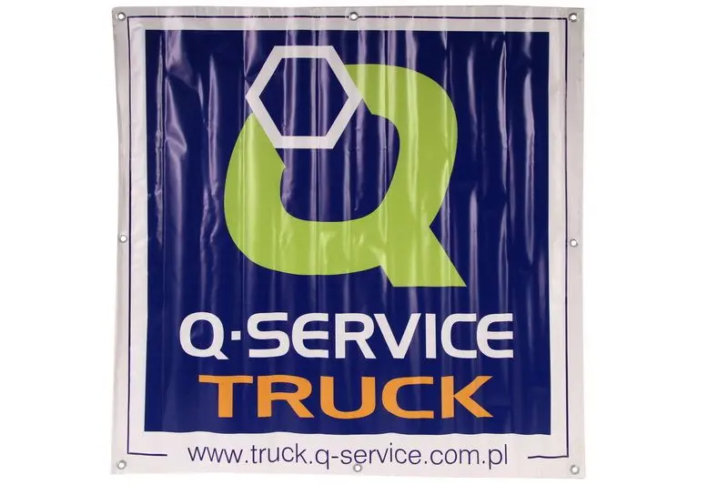 Baner sieciowy Q-service truck 1x1 m INTER CARS MARKETING SERVICES – QS164/TRUCK
