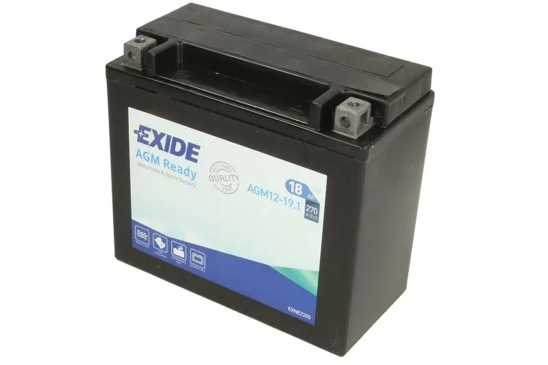 Akumulator AGM/Rozruchowy EXIDE 12V 18Ah 270A L+ Bezobsługowy 175x87x155mm Uruchomiony YTX20H-BS – YTX20H-BS EXIDE READY