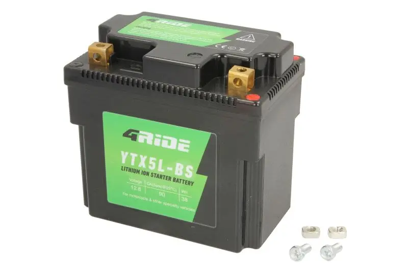 Akumulator Litowo-Jonowy/Rozruchowy 4 RIDE 12V 90A P+ Bezobsługowy 114x70x105mm Uruchomiony YTX5L-BS – YTX5L-BS 4RIDE LI-ION