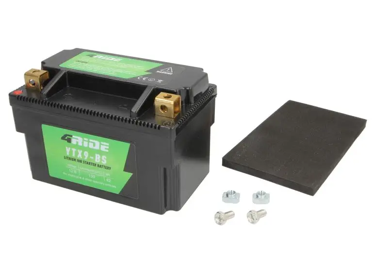 Akumulator Litowo-Jonowy/Rozruchowy 4 RIDE 12V 160A L+ Bezobsługowy 149x87x94mm Uruchomiony YTX9-BS – YTX9-BS 4RIDE LI-ION