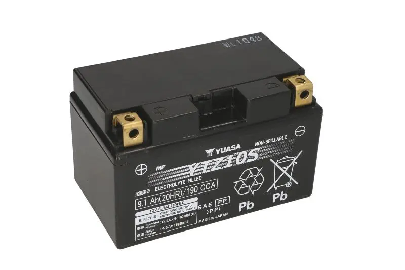Akumulator AGM/Rozruchowy YUASA 12V 9Ah 190A L+ Bezobsługowy 150x87x93mm Uruchomiony YTZ10S – YTZ10S YUASA