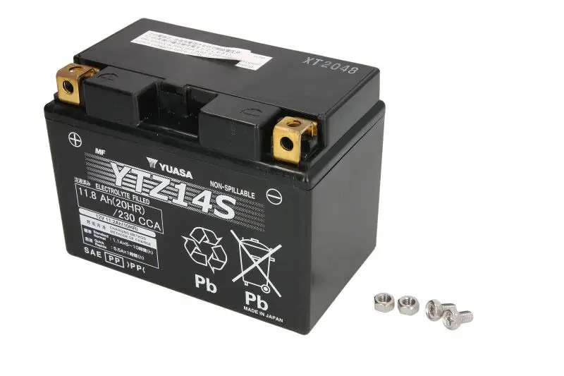 Akumulator AGM/Rozruchowy YUASA 12V 12Ah 230A L+ Bezobsługowy 150x87x110mm Uruchomiony YTZ14S – YTZ14S YUASA