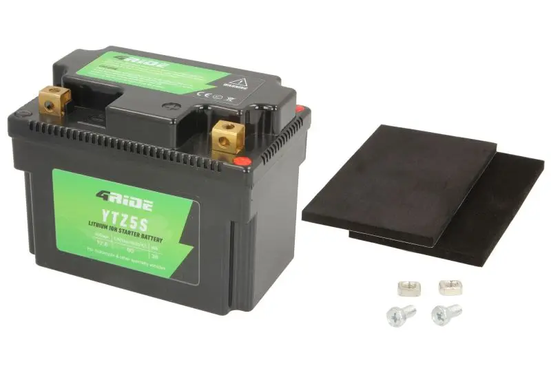 Akumulator Litowo-Jonowy/Rozruchowy 4 RIDE 12V 90A P+ Bezobsługowy 114x70x86mm Uruchomiony YTZ5S – YTZ5S 4RIDE LI-ION